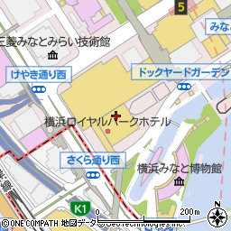 〒220-8105 神奈川県横浜市西区みなとみらい ランドマークタワー（５階）の地図