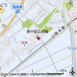 鳥取県米子市淀江町西原400周辺の地図