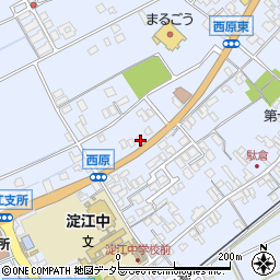 鳥取県米子市淀江町西原1143-3周辺の地図