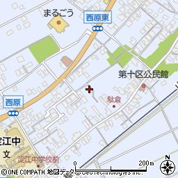鳥取県米子市淀江町西原582周辺の地図