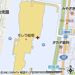 ロピア　モレラ岐阜店周辺の地図