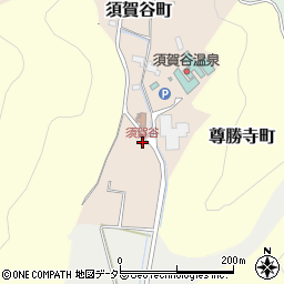 須賀谷周辺の地図