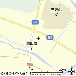 兵庫県豊岡市日高町栗山606周辺の地図