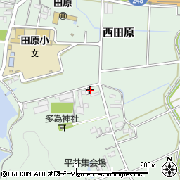 岐阜県関市西田原1450周辺の地図