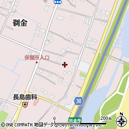 千葉県長生郡白子町剃金2713-3周辺の地図