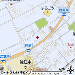 鳥取県米子市淀江町西原1163-1周辺の地図