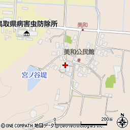 鳥取県鳥取市美和周辺の地図