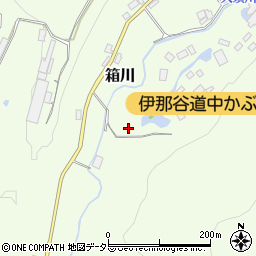 長野県飯田市箱川421-2周辺の地図