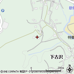 神奈川県厚木市下古沢525周辺の地図