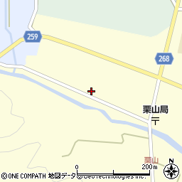 兵庫県豊岡市日高町栗山921周辺の地図