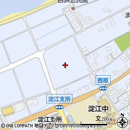 鳥取県米子市淀江町西原周辺の地図
