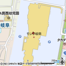 横浜家系ラーメン 丸岡商店 モレラ岐阜店周辺の地図