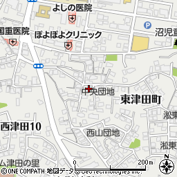 島根県松江市東津田町1453周辺の地図