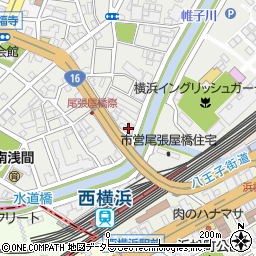 神奈川県横浜市西区南浅間町6-19周辺の地図