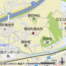 愛宕町集会所周辺の地図