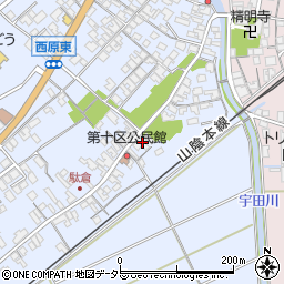 鳥取県米子市淀江町西原408周辺の地図