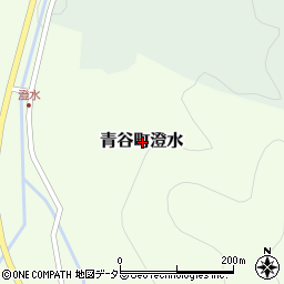 鳥取県鳥取市青谷町澄水周辺の地図