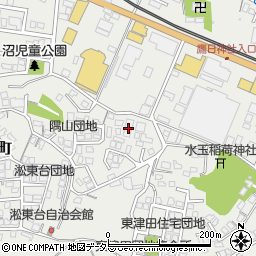 島根県松江市東津田町1417周辺の地図