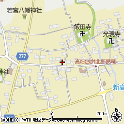 滋賀県長浜市高畑町220周辺の地図