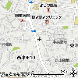 島根県松江市東津田町2267周辺の地図