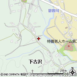 神奈川県厚木市下古沢643周辺の地図