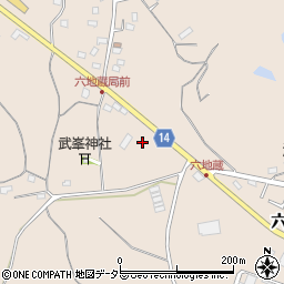 〒297-0233 千葉県長生郡長柄町六地蔵の地図