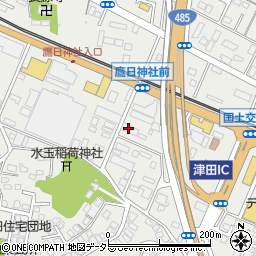 島根県松江市東津田町1266周辺の地図