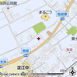 鳥取県米子市淀江町西原1161-2周辺の地図