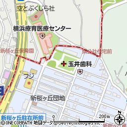 新桜ケ丘第五公園周辺の地図