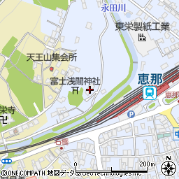 岐阜県恵那市大井町342-24周辺の地図