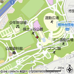 神奈川県横浜市保土ケ谷区花見台周辺の地図