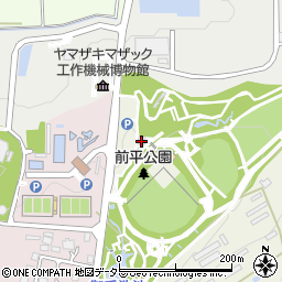 美濃加茂市役所　前平公園管理事務所周辺の地図