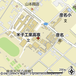 米子工業高等専門学校　学生課保健室周辺の地図