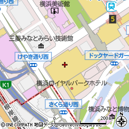 横浜ロイヤルパークホテル宿泊予約課周辺の地図