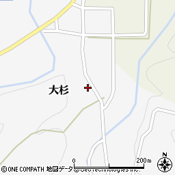 鳥取県東伯郡琴浦町大杉476周辺の地図