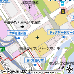 スワロフスキー　ランドマークプラザ横浜周辺の地図