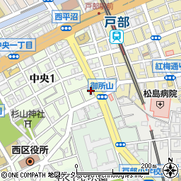 神奈川銀行戸部支店周辺の地図