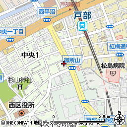 モンテベルデ横浜中央周辺の地図