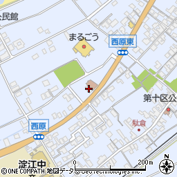 鳥取県米子市淀江町西原1148-4周辺の地図