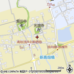 滋賀県長浜市高畑町191周辺の地図