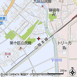 鳥取県米子市淀江町西原440-1周辺の地図