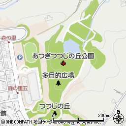 上古沢緑地（あつぎつつじの丘公園）周辺の地図