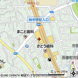 横浜銀行そうてつローゼン厚木林店 ＡＴＭ周辺の地図