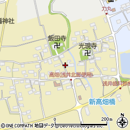 滋賀県長浜市高畑町201周辺の地図