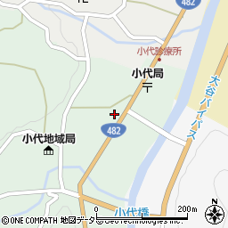 兵庫県美方郡香美町小代区大谷205周辺の地図