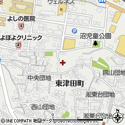 島根県松江市東津田町1443周辺の地図
