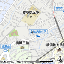 神奈川県横浜市旭区さちが丘104-32周辺の地図