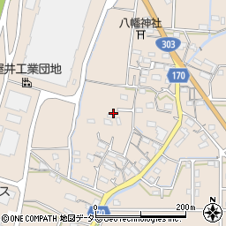 岐阜県本巣市屋井周辺の地図