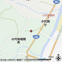 兵庫県美方郡香美町小代区大谷184周辺の地図