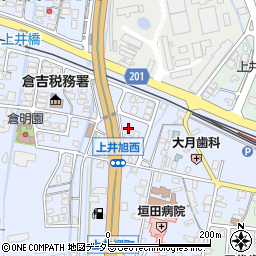 鳥取県倉吉市上井1015周辺の地図